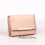 mala elegantna tašna Olja puder roza